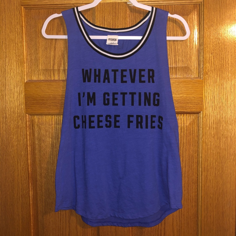 PINK Victoria’s Secret Mean Girls Quote Tanktop